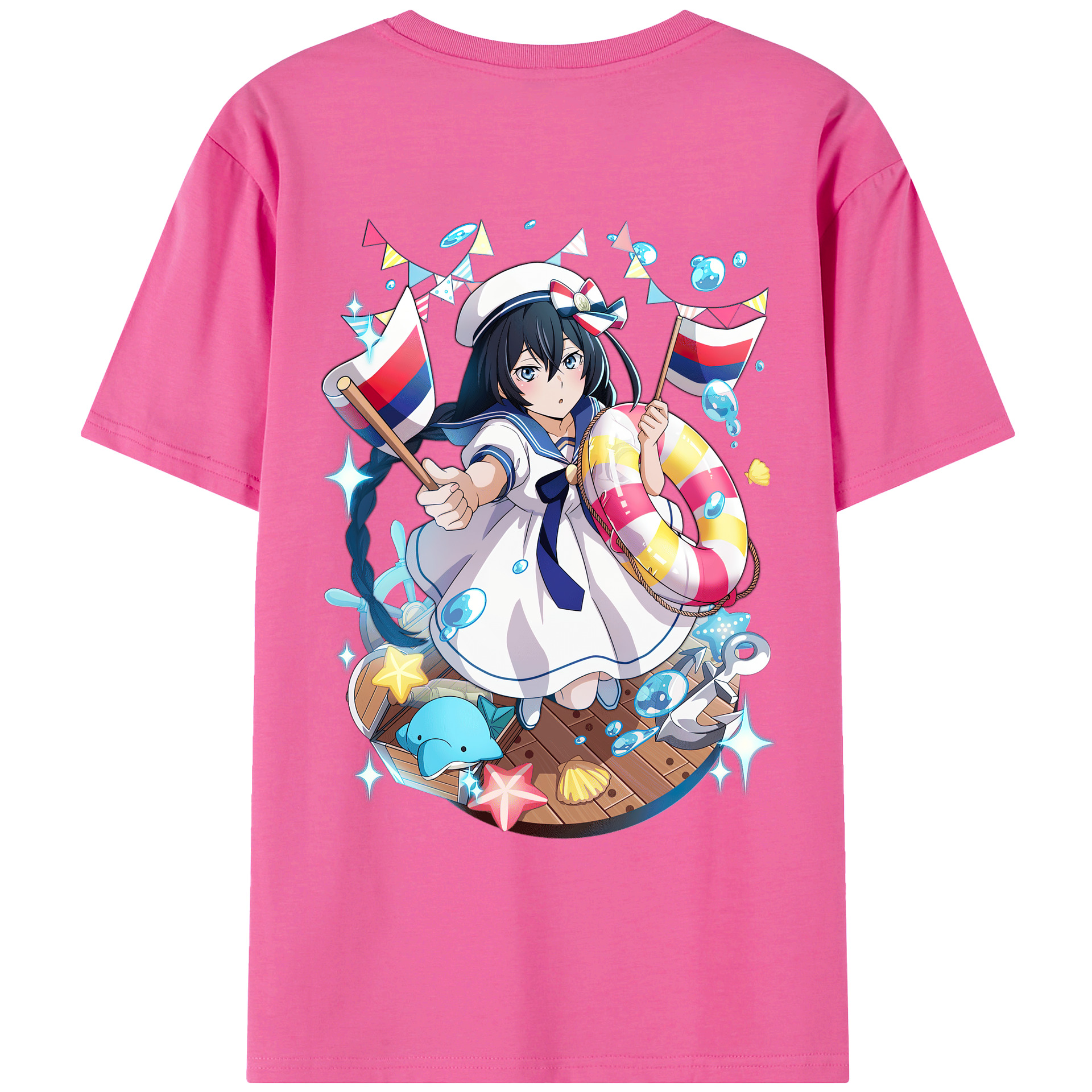 （画像用） 文豪ストレイドッグス Bungo Stray Dogs レディース半袖Tシャツ(バックプリント)